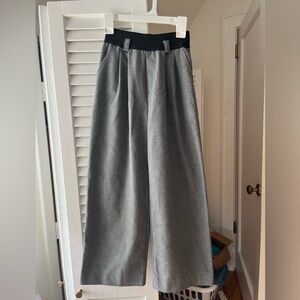 Zara Charcoal Elastic Waist Trousers